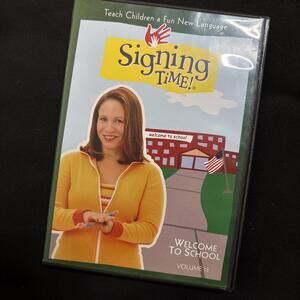 Signing Time Vol. 13 - Welcome to School (DVD, 2004)